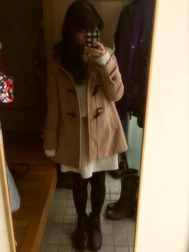 umi**さん（レディース・154cm）の冬コーディネート