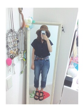 shiiiiiiiさん（レディース・162cm）の夏コーディネート