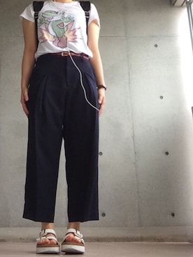 パンツを使った「ヨッシー」のレディース人気ファッション