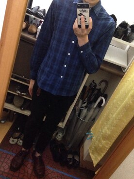 「ユナイテッドアローズ」｜「アイテム（その他シューズ）」を使った、k-sukeさん（メンズ・181cm）の夏コーディネート