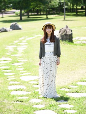 「ドラフトDAZ」｜rithuさん（レディース・156cm）の夏コーディネート