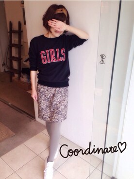 aicoさん（レディース・154cm）の春コーディネート