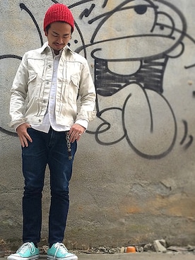 「アイテム（その他アウター）」を使った、FullcountOfficialさん（メンズ・170cm・20代）の春コーディネート