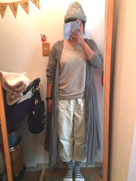  U^ェ^Uさん（レディース・155cm）の秋コーディネート