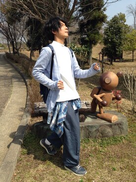 「あったかいんだから」｜けいた。さん（メンズ・176cm）の春コーディネート
