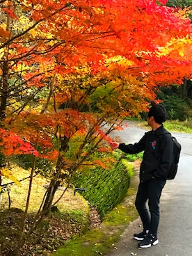 「SANTA CRUZ（サンタクルーズ）のアイテム（ジャケット/アウター）」を使った、翔太郎さん（メンズ・170cm）の秋コーディネート