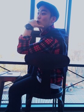 Sung Soo Parkさん（メンズ・170cm）の冬コーディネート