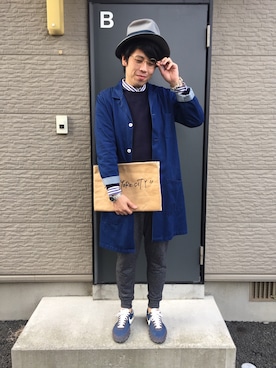 「乱痴気（ランチキ）のアイテム（ジャケット/アウター）」を使った、pinoken さん（メンズ・173cm）の春コーディネート