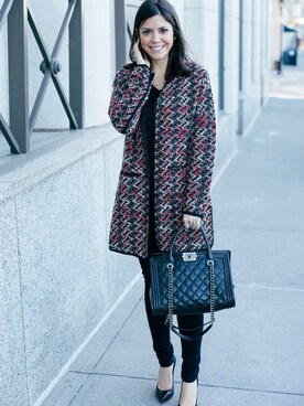 「Sanctuary（サンクチュアリ）のアイテム（テーラードジャケット、その他）」を使った、Viviana Nordenさん（レディース・165cm）の春コーディネート