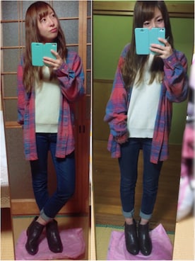 misat☺︎  さん（レディース・154cm）の冬コーディネート