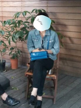 「ZARA（ザラ）のアイテム（Tシャツ/カットソー、ホワイト系）」を使った、ぽにょさん（レディース・165cm）の夏コーディネート