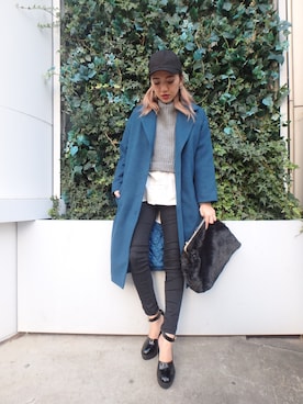 佐々木彩乃さん（レディース・161cm）の秋コーディネート