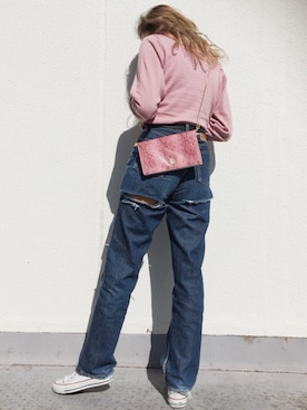 佐々木彩乃さん（レディース・161cm）の春コーディネート