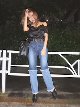 佐々木彩乃さん（レディース・161cm）の夏コーディネート