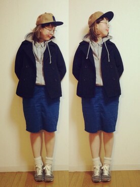 kumiosadaさん（レディース・155cm）の冬コーディネート