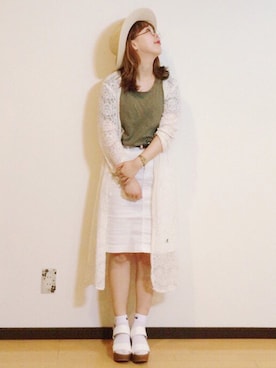 kumiosadaさん（レディース・155cm）の夏コーディネート