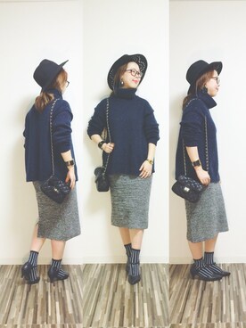 kumiosadaさん（レディース・155cm）の秋コーディネート