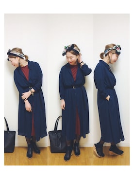 「Grimoire（グリモワール）のアイテム（アクセサリー）」を使った、kumiosadaさん（レディース・156cm）の春コーディネート