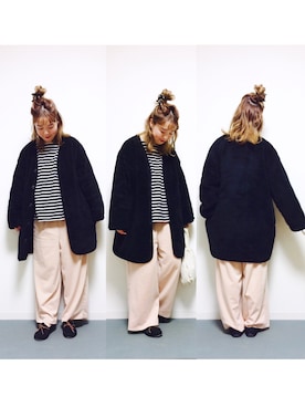 kumiosadaさん(レディース・155cm)の冬コーディネート