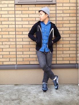 shu-papaさん（メンズ・170cm）の春コーディネート