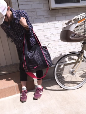 「アイテム（ボストンバッグ）」を使った、ハナ❁❀さん（レディース・155cm・30代）の春コーディネート
