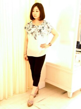 minaさん（レディース・152cm）の春コーディネート