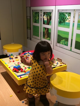 「UNIQLO（ユニクロ）のアイテム（チュニック）」を使った、miiさん（キッズ・80cm）の秋コーディネート
