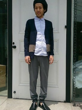 「toolsfindanonymous（ツールス）のアイテム（カーディガン/ボレロ）」を使った、Johnbull Private laboさん（メンズ・172cm）の夏コーディネート