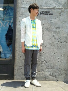 Johnbull Private laboさん（メンズ・178cm）の夏コーディネート