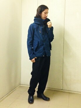 「Johnbull Private labo（ジョンブルプライベートラボ）のアイテム（マウンテンパーカー）」を使った、Johnbull Private laboさん（メンズ・170cm）の秋コーディネート