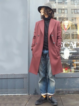 「toolsfindanonymous（ツールス）のアイテム（トップス）」を使った、Johnbull Private laboさん（メンズ・176cm）の冬コーディネート