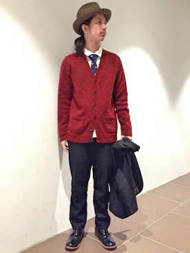 「Johnbull Private labo（ジョンブルプライベートラボ）のアイテム（ドレスシューズ）」を使った、Johnbull Private laboさん（メンズ・170cm）の秋コーディネート