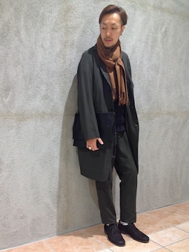 「Johnbull Private labo（ジョンブルプライベートラボ）のアイテム（スウェット）」を使った、Johnbull Private laboさん（メンズ・169cm）の冬コーディネート