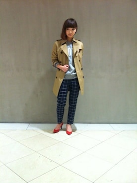 スタッフさん(レディース・162cm)の冬コーディネート