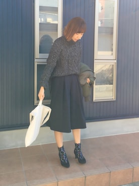 「kormarch」｜「アイテム（その他）」を使った、meguさん（レディース・162cm）の冬コーディネート