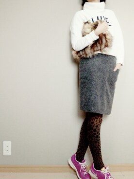 「スエット」｜paoさん（レディース・158cm）の冬コーディネート