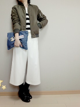 「A part by（アパートバイ）のアイテム」を使った、paoさん（レディース・158cm）の春コーディネート