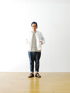 「アイテム（その他アウター）」を使った、WONDERMOUNTAINさん（メンズ・168cm・30代）の春コーディネート