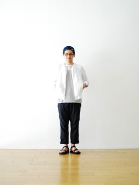 「アイテム（その他アウター）」を使った、WONDERMOUNTAINさん（メンズ・168cm・30代）の春コーディネート