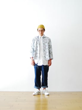 「アイテム（その他アウター）」を使った、WONDERMOUNTAINさん（メンズ・168cm・30代）の春コーディネート