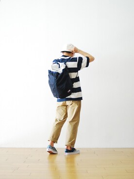 「アイテム（ショルダーバッグ）」を使った、WONDERMOUNTAINさん（メンズ・168cm・30代）の春コーディネート