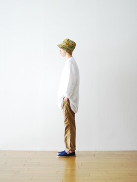 「アイテム（その他トップス）」を使った、WONDERMOUNTAINさん（メンズ・174cm）の春コーディネート