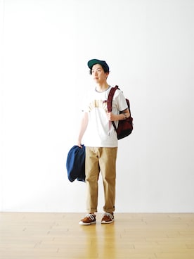 「PIG&ROOSTER」｜WONDERMOUNTAINさん（メンズ・174cm）の春コーディネート