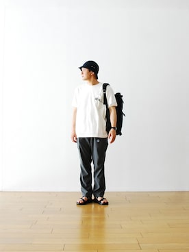 「MHL.」｜WONDERMOUNTAINさん（メンズ・168cm）の夏コーディネート