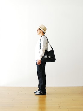 「アイテム（ショルダーバッグ）」を使った、WONDERMOUNTAINさん（メンズ・168cm・30代）の夏コーディネート