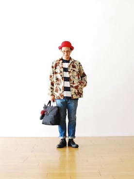 「アイテム（その他アウター）」を使った、WONDERMOUNTAINさん（メンズ・168cm・30代）の夏コーディネート