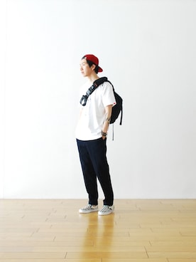 「MYSTERY RANCH」｜WONDERMOUNTAINさん（メンズ・174cm）の夏コーディネート