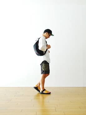 「Chaco（チャコ）のアイテム」を使った、WONDERMOUNTAINさん（メンズ・168cm）の夏コーディネート