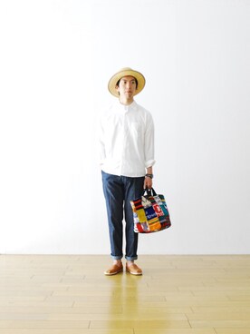 「TOMS Shoes」｜WONDERMOUNTAINさん（メンズ・174cm）の夏コーディネート