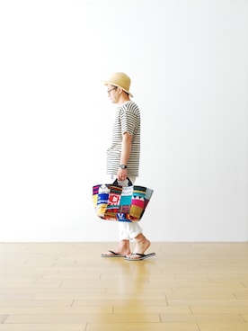 「アイテム（サンダル）」を使った、WONDERMOUNTAINさん（メンズ・168cm・30代）の夏コーディネート